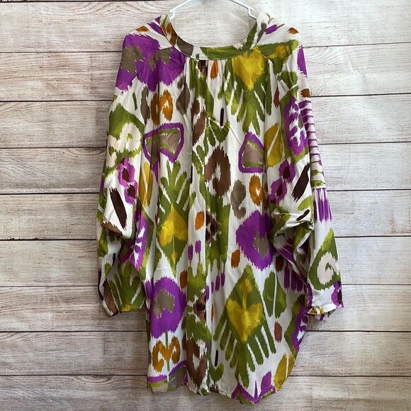 NEW‎ WITH TAGS YOLLY ABSTRACT PRINT TOP - Picture 2 of 8